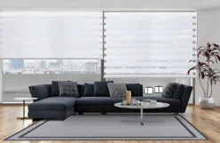 Estor Noche & Día Premium Voile Blanco