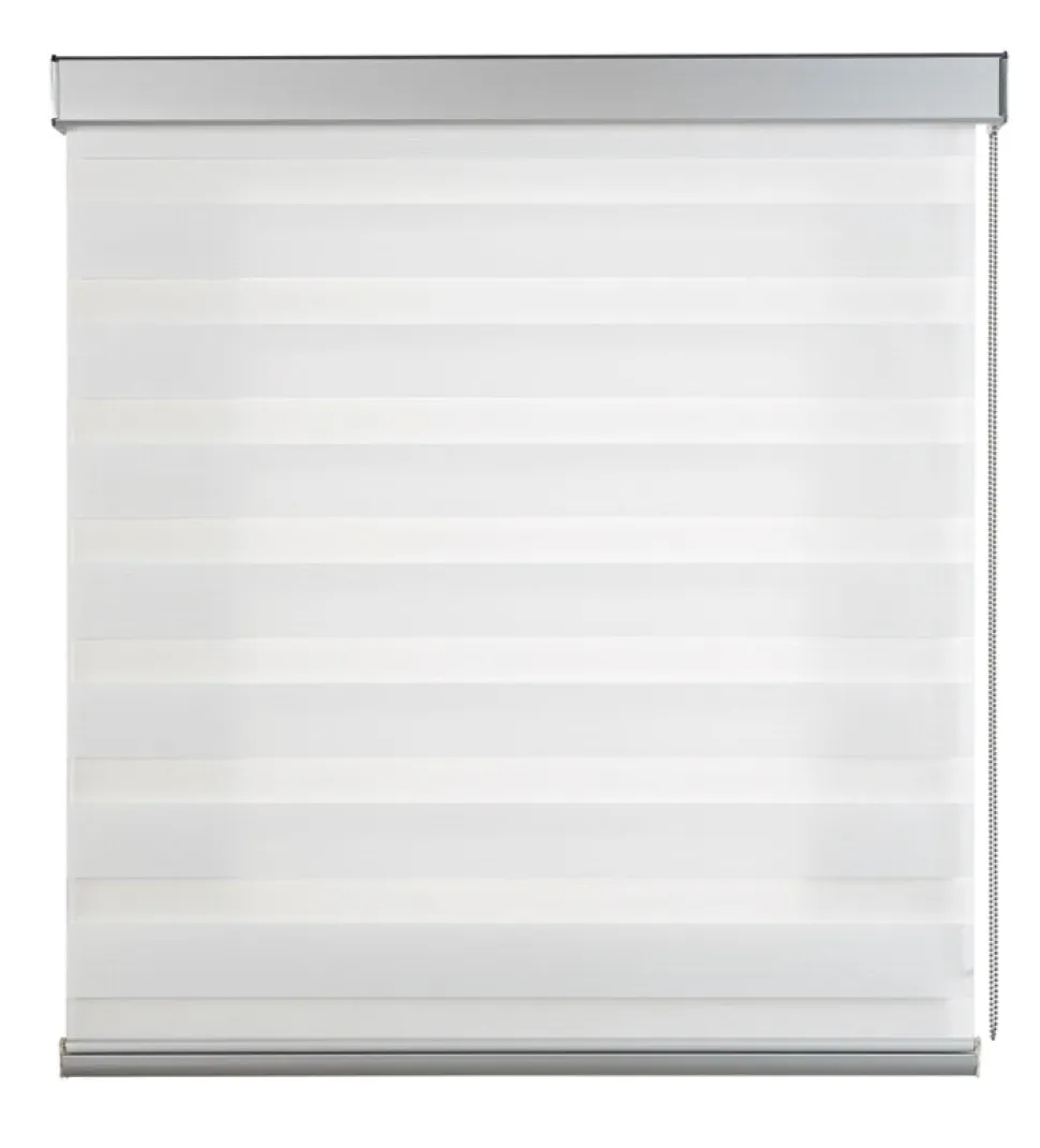 Estor Noche & Día Premium Voile Blanco