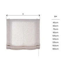 Estor Pachetto con cadeneta Textura Lisa Beige