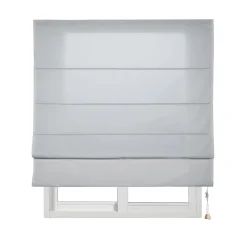 Estor Plegable con varillas Gris Perla