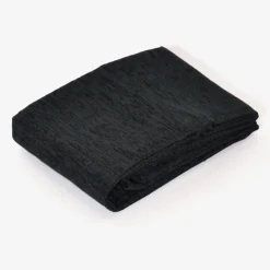 Foulard chenilla negro