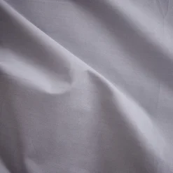 Funda almohada algodón percal 200 hilos gris