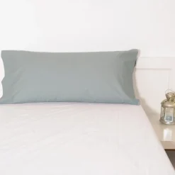 Funda almohada gris perla 23 basic