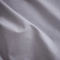 Funda de cojín algodón percal 200 hilos gris