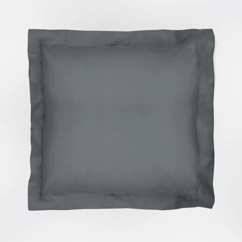 Funda de cojín basic gris plomo