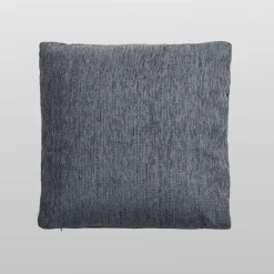 Funda de cojín chenilla gris