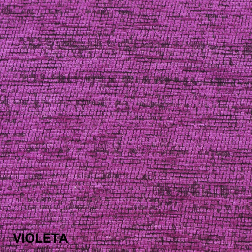 Funda de cojín chenilla violeta