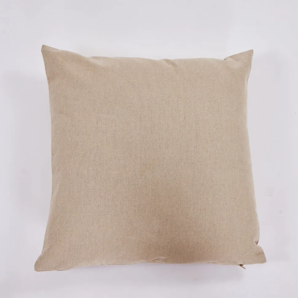 Funda de cojín cotton 45x45 beig
