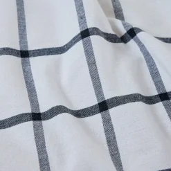 Funda de cojín cotton 45x45 cuadro carbón
