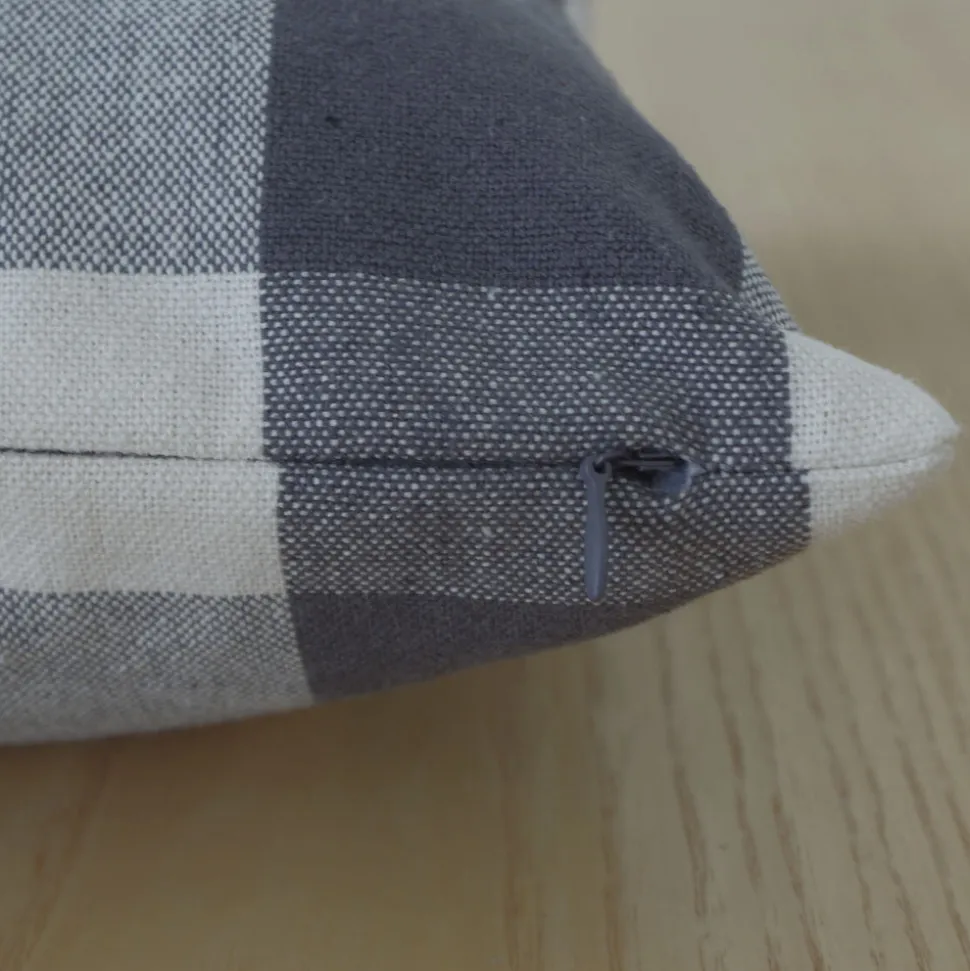 Funda de cojín cotton 45x45 gris 5059