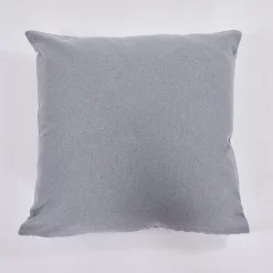 Funda de cojín cotton 45x45 vichí gris