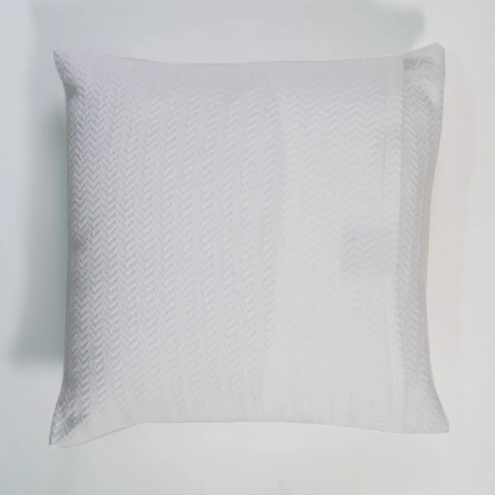 Funda de cojín jacquard 1979 blanco
