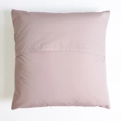 Funda de cojín popelín algodón Mauve 50x50 cm