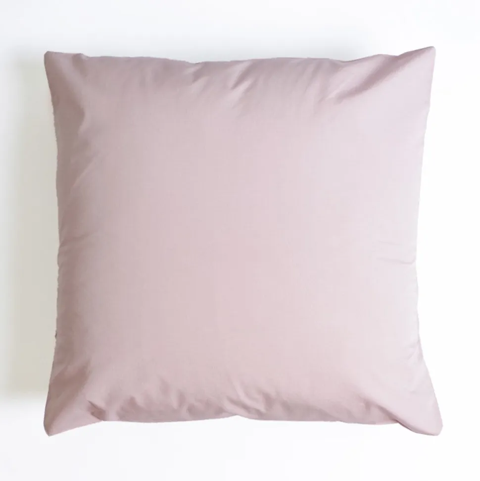 Funda de cojín popelín algodón Mauve 50x50 cm
