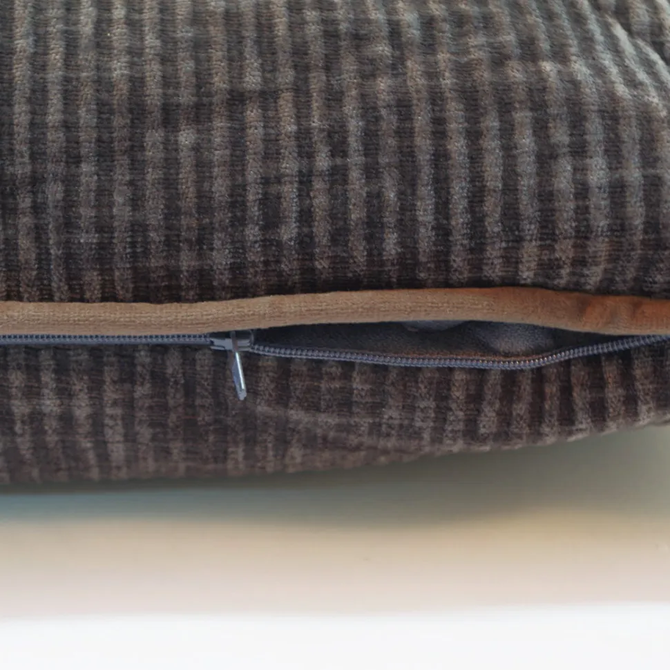 Funda de cojín texturado 25008 gris 2