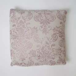 Funda de cojín 43x43 loneta estampada lurex