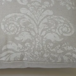 Funda de cojín 43x43 loneta estampada c/lino