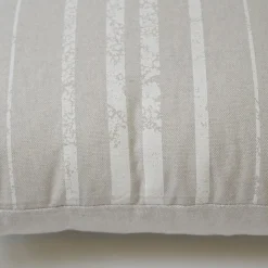 Funda de cojín 43x43 loneta estampada c/lino