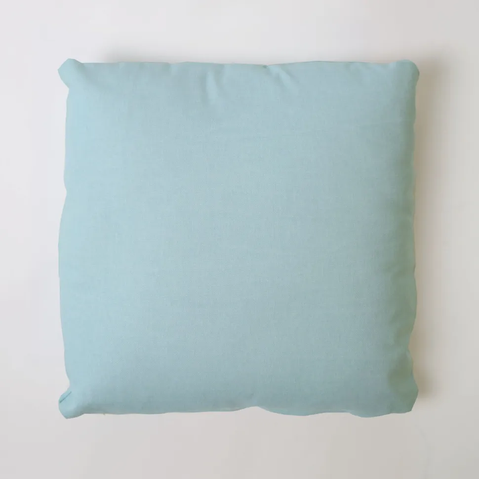 Funda de cojín 43x43 loneta lisa c/acqua