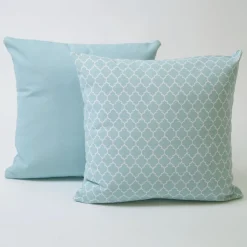 Funda de cojín 43x43 loneta lisa c/acqua