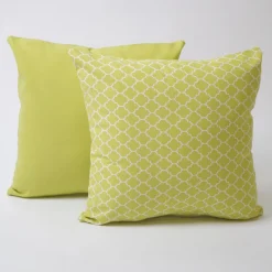 Funda de cojín 43x43 loneta lisa c/pistacho