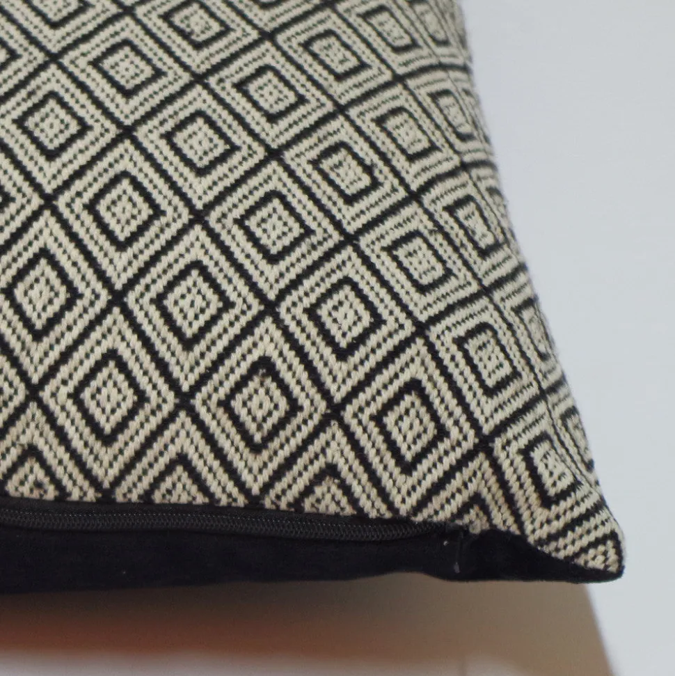 Funda de cojín 43x43 19586 negro