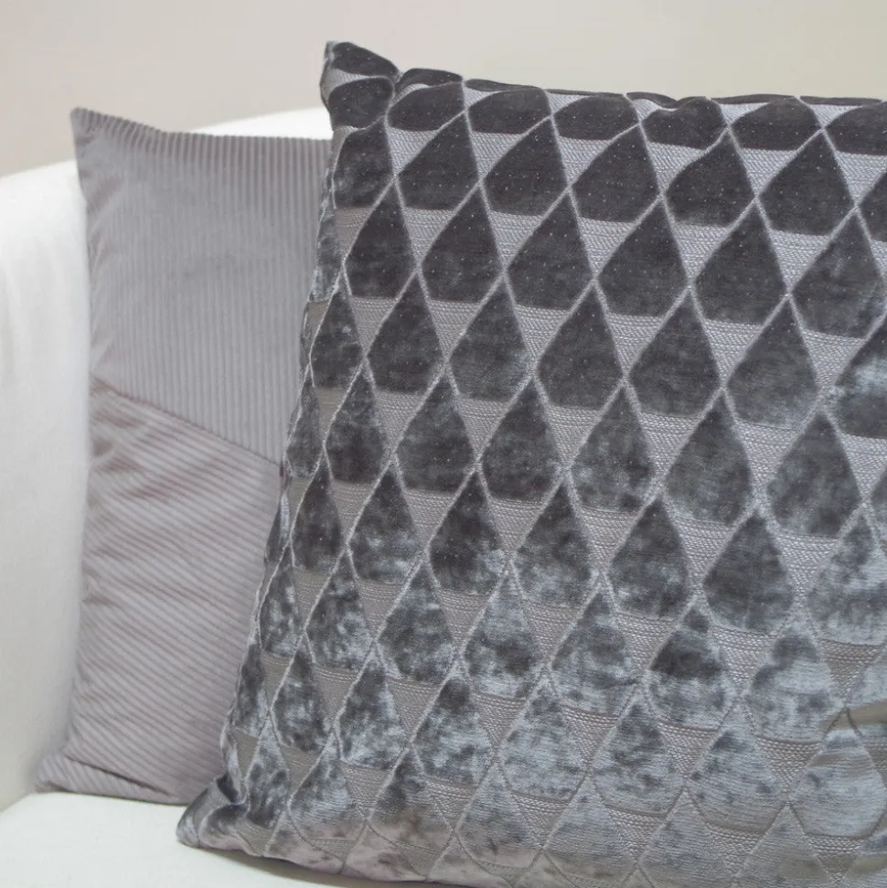 Funda de cojín 43x43 21273 plomo