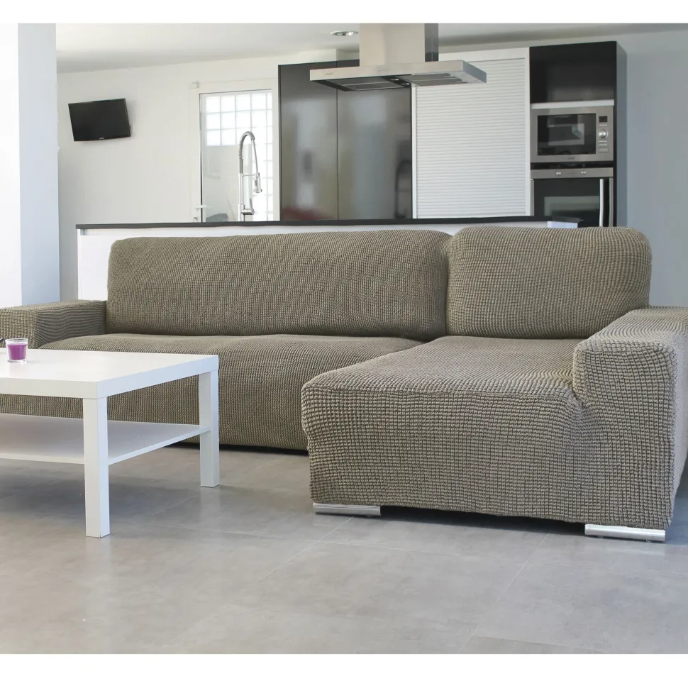 Funda de sofá chaise longue b/largo glamour
