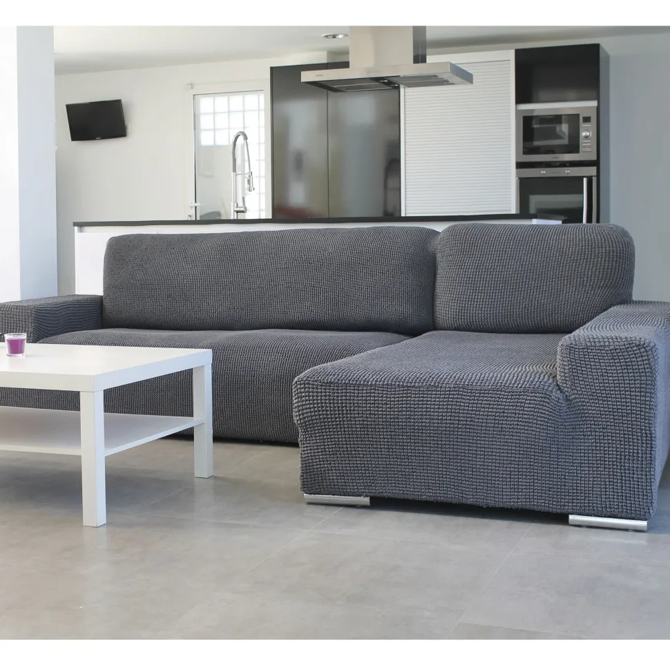 Funda de sofá chaise longue b/largo glamour