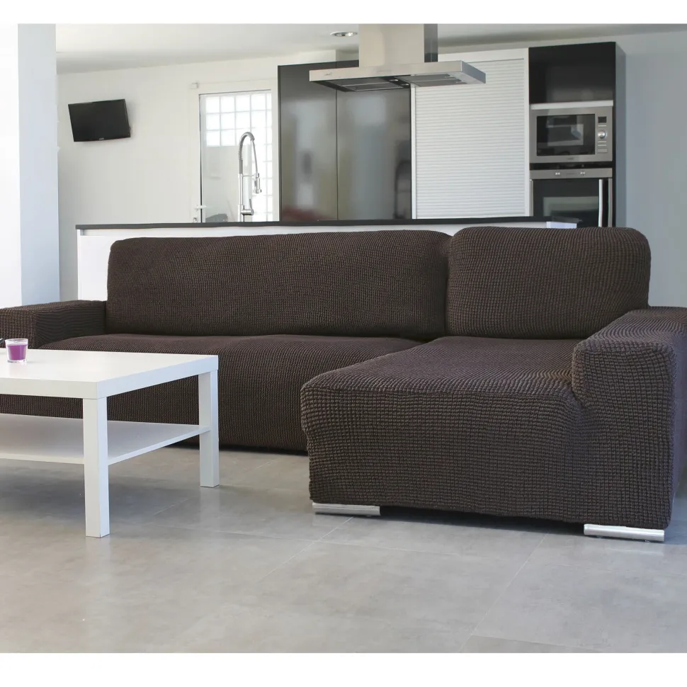 Funda de sofá chaise longue b/largo glamour