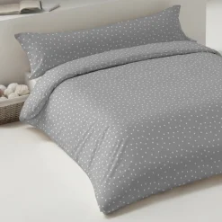 Funda nórdica estrellas gris