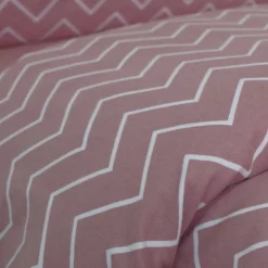 Funda nórdica franela zig zag siena