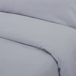 Funda nórdica microfibra lisa gris