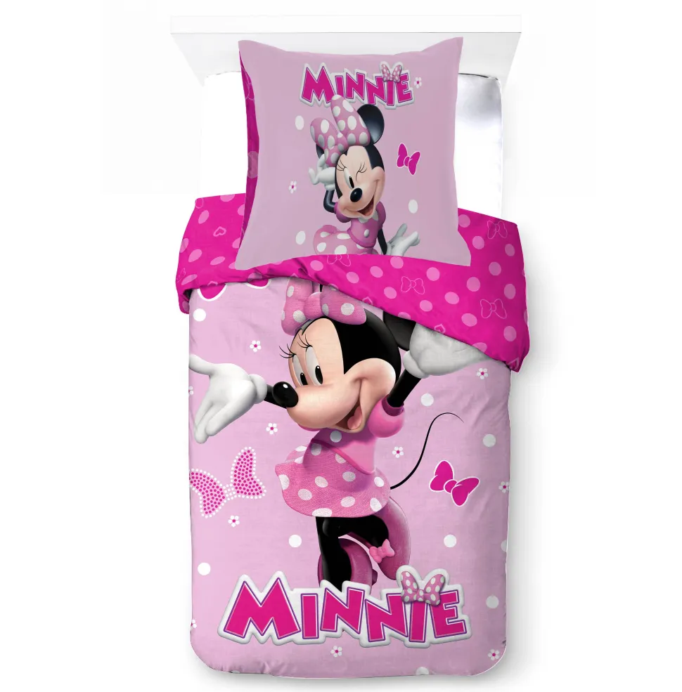 Funda nórdica Minnie lazos 2p