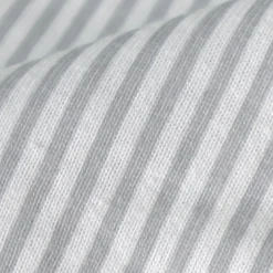 Funda nórdica punto algodón oxford gris