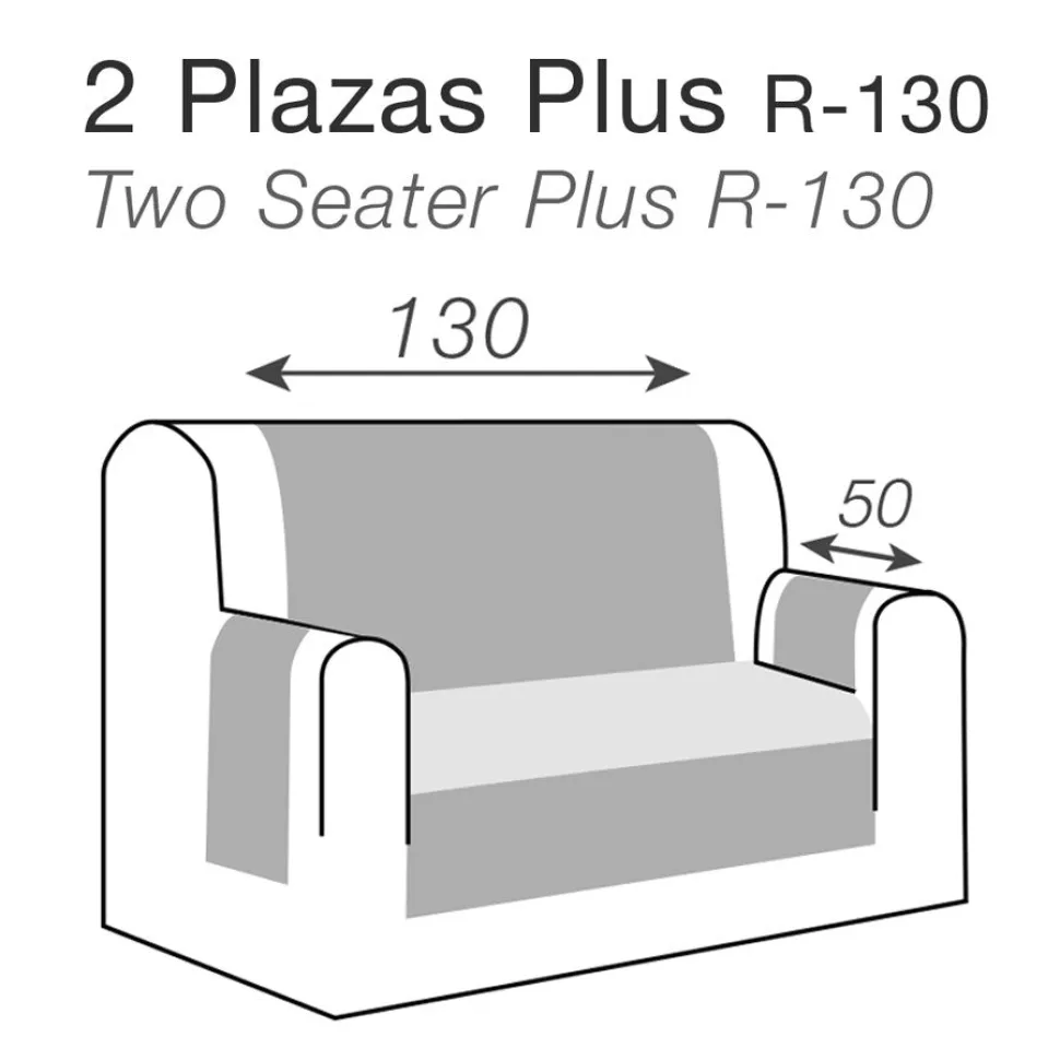 Funda sofa acolchada 2 plazas