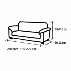 Funda sofa 3 plazas glamour