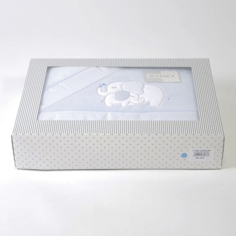 Juego de sábanas cuna coralina 004 azul