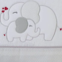 Juego de sábanas cuna coralina 004 bco/gris