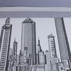 Juego de sábanas skyline