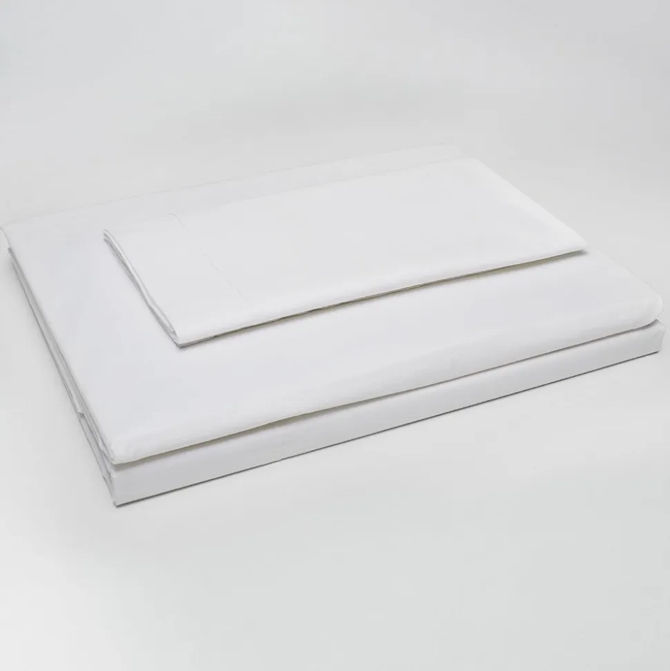 Juego de sábanas venus plus liso 180 hilos blanco