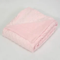 Manta bebé bubbles rosa