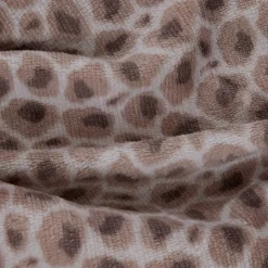 Manta sherpa animal print beige