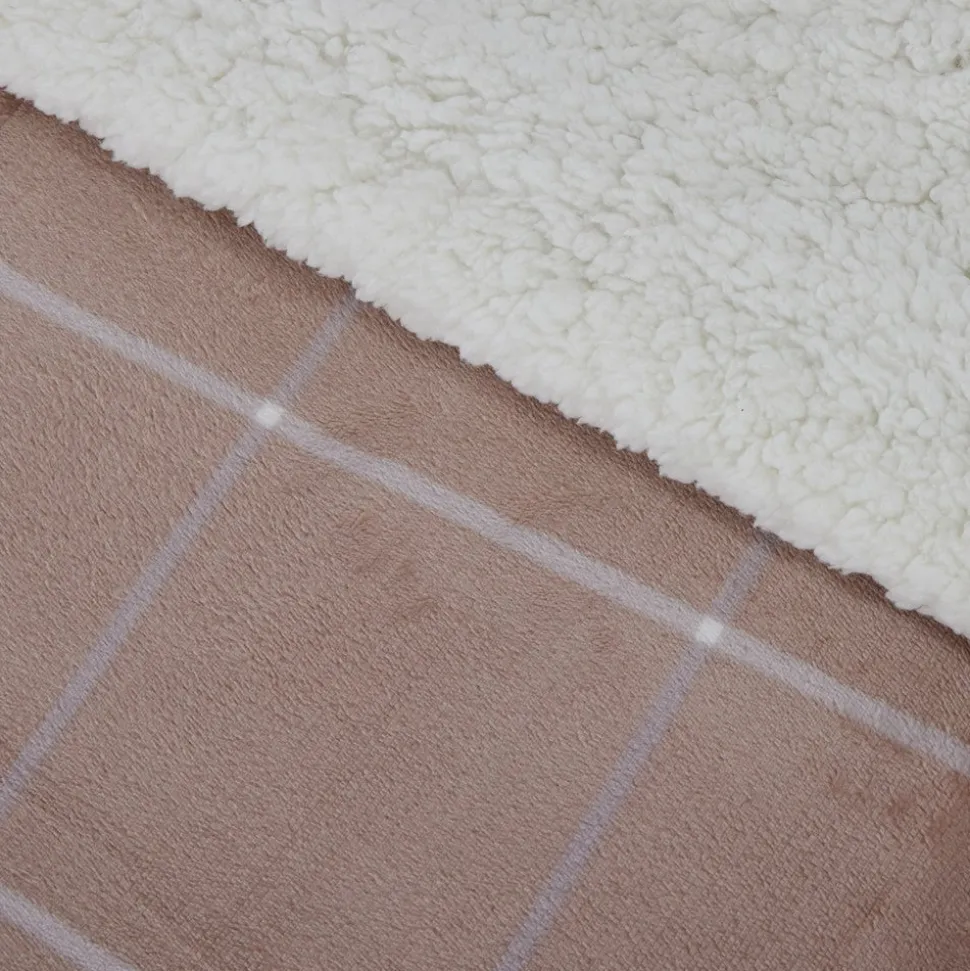 Manta sherpa square beige