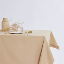 Mantel cotton beige