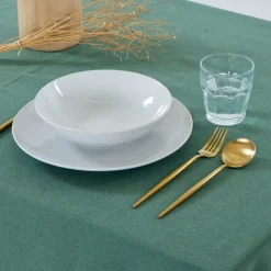Mantel cotton verde bosque