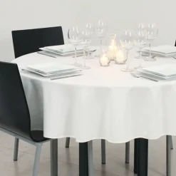 Mantel satén blanco hostelería