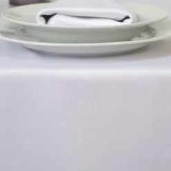 Mantel satén blanco hostelería