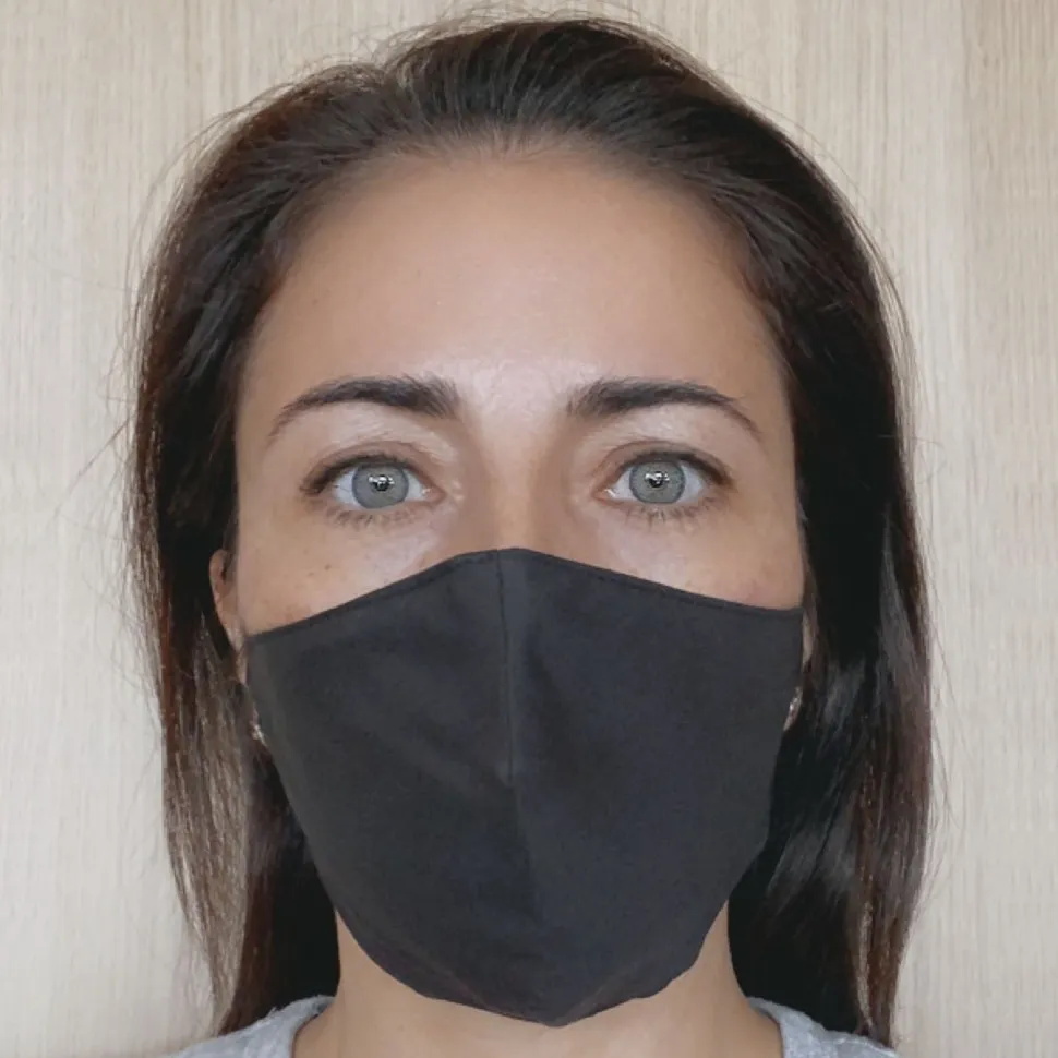 Mascarilla higiénica viroblock negra