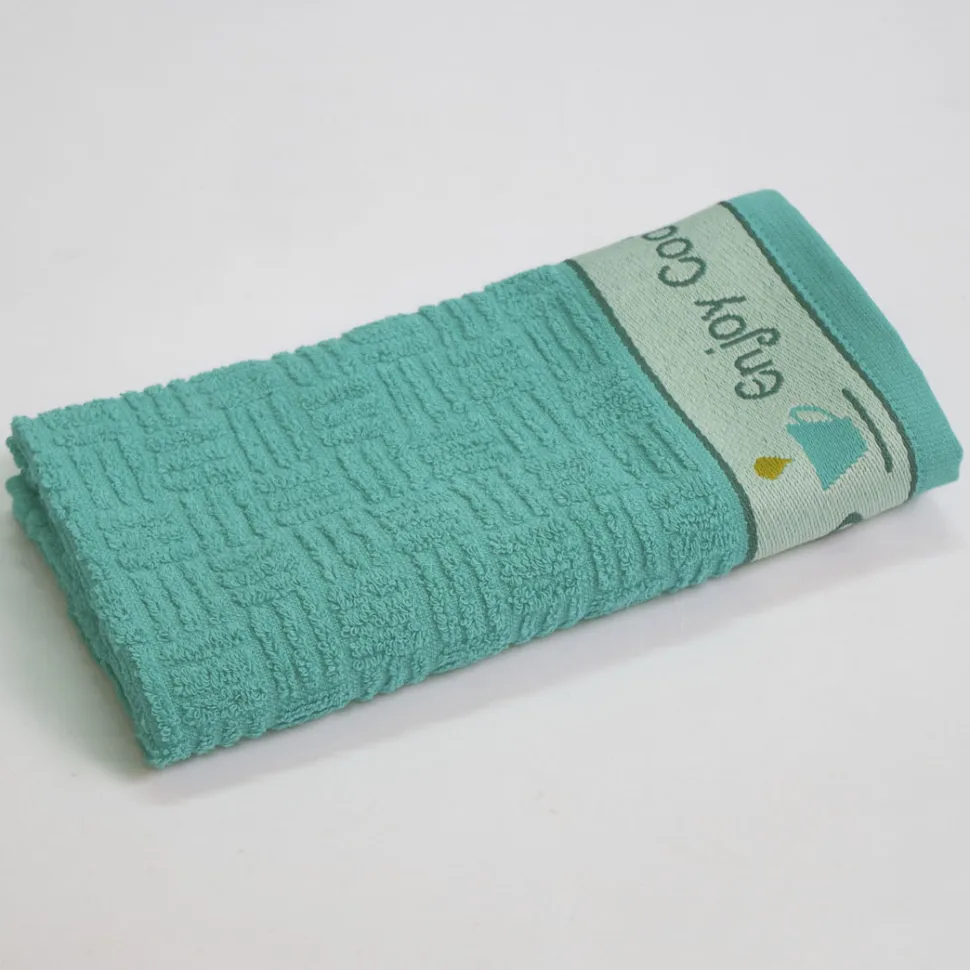 Paño de cocina rizo cenefa jacquard 10458